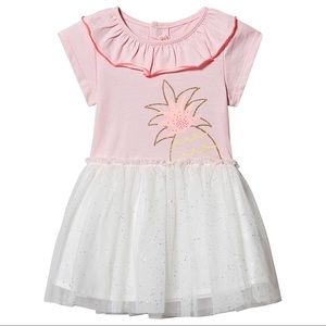 Billieblush Pineapple Tulle Dress